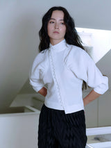 Tomi China Blouse パフスリーブブラウス