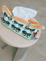 Handmade knit Tissue box cover ティッシュボックスカバー