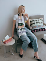 Handmade Knitting pouf ハンドメイド クッションカバー