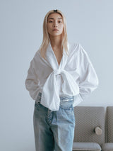 FRONT RIBON SHIRT フロントリボンシャツ