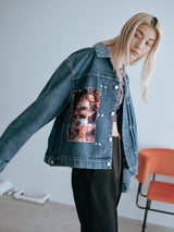 NEW CLASSIC JEAN JACKET #VINTAGE BLUE/ FAILE アートデニムジャケット