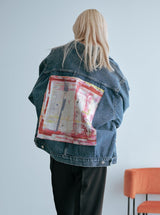 NEW CLASSIC JEAN JACKET #VINTAGE BLUE/ FAILE アートデニムジャケット