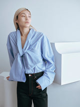 FRONT RIBON SHIRT フロントリボンシャツ