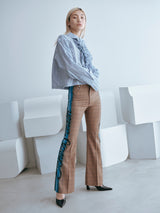 AIRBRUSHED FLARE PANTS エアブラシプリント フレアパンツ