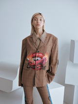 AIRBRUSHED TAILORED JACKET エアブラシペイント テーラードジャケット