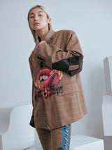 AIRBRUSHED TAILORED JACKET エアブラシペイント テーラードジャケット