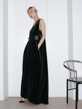 Mantle Dress Ⅱ ベルト付きマキシドレス