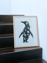 平野千明 《MILO》カットアウト原画(額装付き)