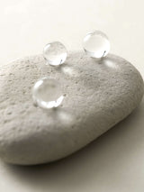 深川瑞恵 石とガラスのオブジェ <stone to burgeon(芽ぶく石)> 1