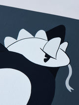 LOTTA《SOCKS & HEBI》オリジナル絵画