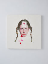 Lmrnuc 刺繍アートワークパネル《Love Surge ハートアレンジ ver.》