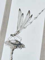 菅原ありあ 墨絵アート ミニ掛軸《Light Touch》