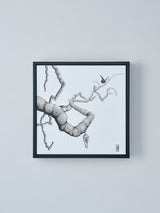 菅原ありあ 墨絵アート《Wet Mirage》