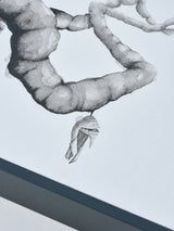 菅原ありあ 墨絵アート《Wet Mirage》