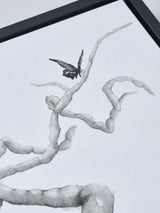 菅原ありあ 墨絵アート《Wet Mirage》