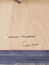 菅原ありあ 墨絵アート《Welcome Strangulation》