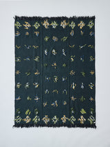 ハンドメイドブランケット Black 3PANEL