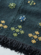 ハンドメイドブランケット Black 3PANEL