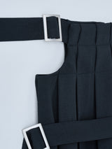 Obrecht Skirt プリーツラップスカート