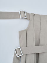 Obrecht Skirt プリーツラップスカート