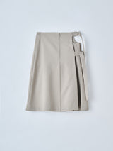 Obrecht Skirt プリーツラップスカート