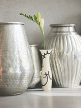 阿部有希 鉄絵 花器 / フラワーベース / 一輪挿し