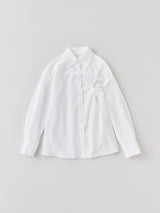 MICHE SHIRT 刺繍ホワイトシャツ