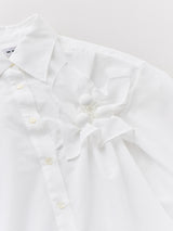 MICHE SHIRT 刺繍ホワイトシャツ