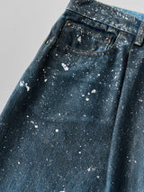 Midnight Green Denim Cropped Pants ミッドナイト グリーンデニム クロップド パンツ