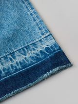 Midnight Green Denim Cropped Pants ミッドナイト グリーンデニム クロップド パンツ