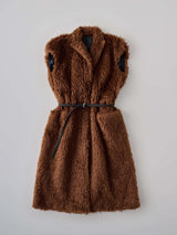 Recycled Fur Vest リサイクルエコファーベスト
