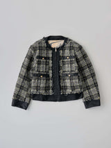 TWEED BOMBER JACKET ツイードボンバージャケット ブルゾン