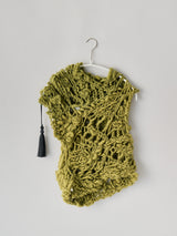 【予約販売】HAND SPAN MULTI VEST 手紡ぎハンドニットベスト