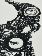 平野千明 《MILO》カットアウト原画(額装付き)