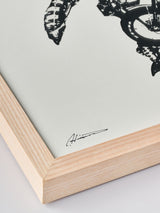 平野千明 《MILO》カットアウト原画(額装付き)