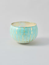 高橋朋子 茶碗《翠光彩盌 翠巒》木箱付き(T3)