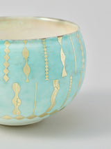 高橋朋子 茶碗《翠光彩盌 翠巒》木箱付き(T3)