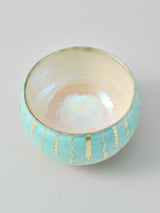 高橋朋子 茶碗《翠光彩盌 翠巒》木箱付き(T3)