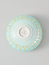 高橋朋子 茶碗《翠光彩盌 翠巒》木箱付き(T3)