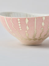 高橋朋子 茶碗《淡光彩沓盌 霞月》木箱付き(T1)