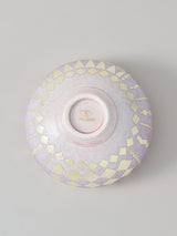 高橋朋子 茶碗《紫光彩盌 豊咲》(T2)木箱付き