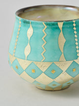 高橋朋子 酒杯・ぐい呑み《翠光彩盃 翠巒》(T7)