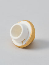 高橋朋子 《銹光彩蓋付小壺(振出)》蓋・菅蓋付(T9)