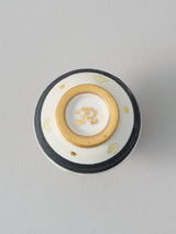 高橋朋子 《銹光彩蓋付小壺(振出)》蓋・菅蓋付(T9)