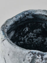 林友加 志野湯呑 A (黒グレー・縦)