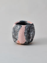 林友加 志野茶碗 A(ピンク濃グレー)木箱付き