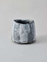 林友加 志野茶碗 B(黒グレー)木箱付き