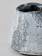 林友加 志野茶碗 B(黒グレー)木箱付き