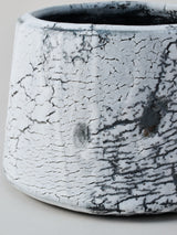 林友加 志野筒(黒グレー)