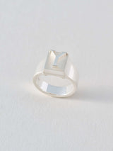 Alphabet Zigger Ring イニシャル シルバーリング A H K M N R S Y